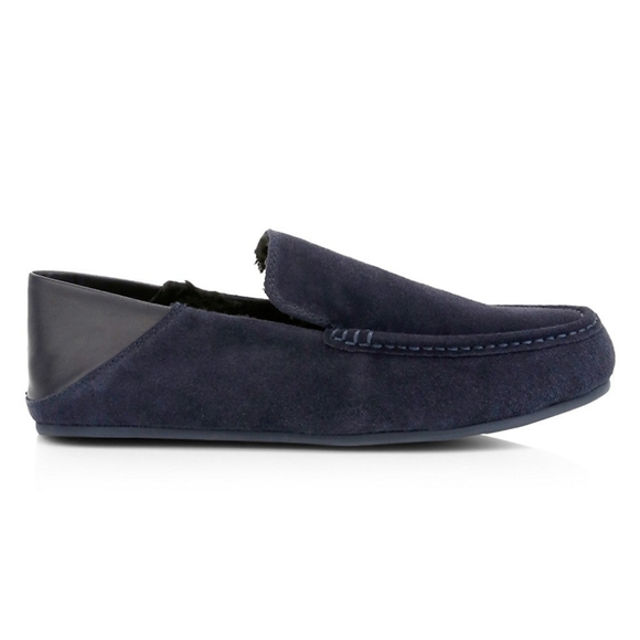 NWOT VINCE Gino 2 Mixed Media Slipper, Size 7 Men's - Picture 1 of 14